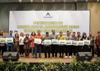 13 Jurnalis Menang Lomba Karya Jurnalistik 2024 Tambang Emas Martabe