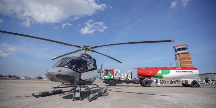 Sinergi Pertamina Patra Niaga, SGI, dan Bell Textron Inc. Tingkatkan Penggunaan SAF untuk Dekarbonisasi Penerbangan Helikopter