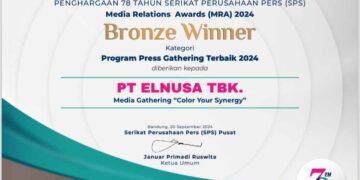 Elnusa Raih Penghargaan MRA 2024 dari Serikat Perusahaan Pers