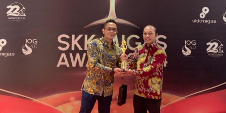 KKKS PT Sele Raya Belida Diganjar Penghargaan Optimum Production di Ajang SKK Migas Award 2024