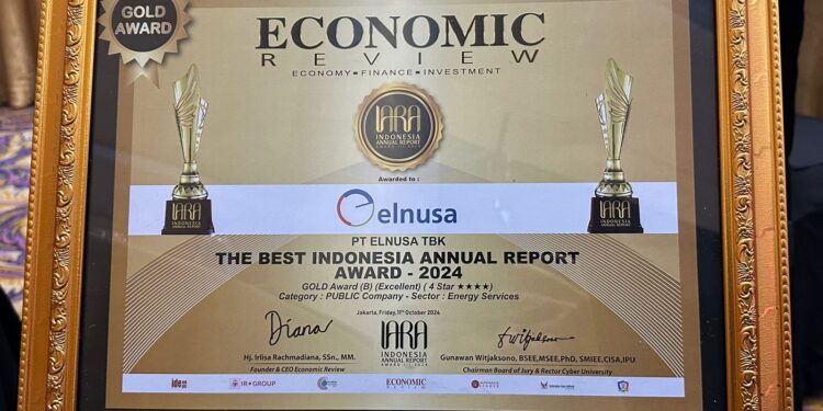Elnusa Diganjar Penghargaan di Ajang IARA 2024