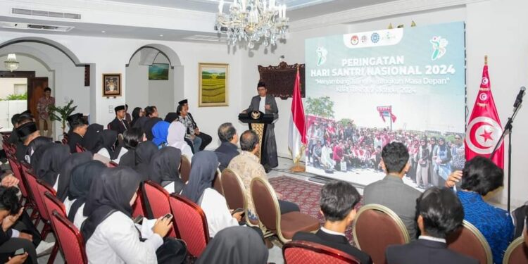 Peringatan Hari Santri Nasional 2024 di Tunisia