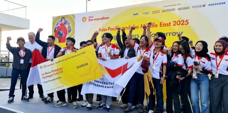 Mahasiswa Indonesia Sabet Penghargaan Prototype Hydrogen Fuel Cell di Qatar