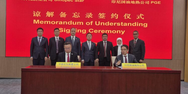 Kolaborasi PGE dan Sinopec Star Kembangkan Geothermal