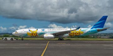 Sinergi Garuda Indonesia dan The Pokemon Company Operasikan Pikachu Jet GA-2 dengan Nuansa Batik