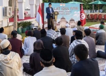 KBRI Tunis Selenggarakan Shalat Idul Fitri dan Open House dengan WNI di Tunisia