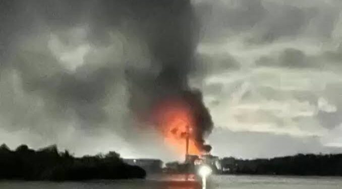 Dooaaaarrr… PLTU Labuhan Angin Punya PLN Indonesia Power Dilalap Si Jago Merah