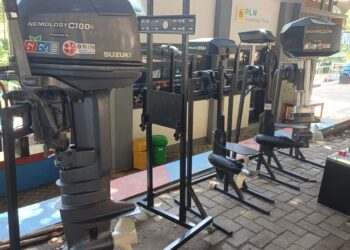 Kolaborasi BRIN dan PT Giga Inovasi Nusantara Persembahkan Motor Tempel Listrik