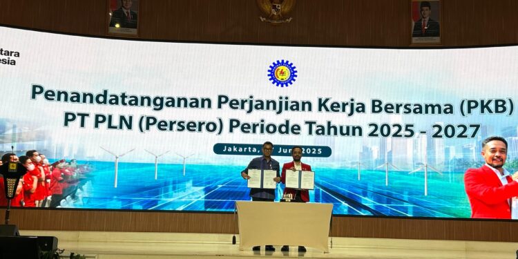 Sah! Diteken PKB Periode Tahun 2025-2027 antara PLN dengan SP PLN