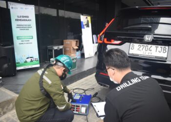 Uji Emisi Kendaraan, Semangat Wujudkan Salam Lima Jari
