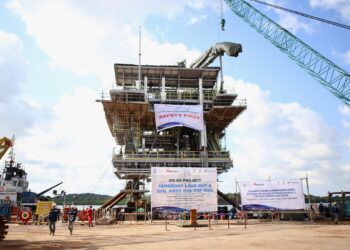 PHE ONWJ Kirim Topside Anjungan OOA, Berbobot 530 Metrik Ton