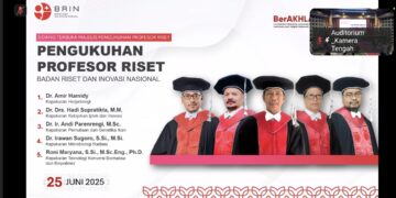 BRIN Kukuhkan Lima Profesor Riset