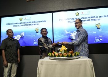 Migas Terubuk Well Head Platform M di South Natuna Sea Block B Telah Berproduksi