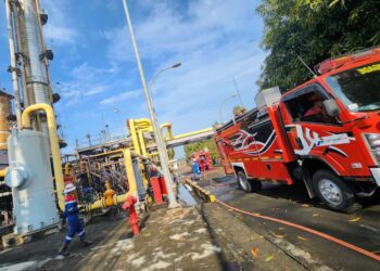 Pertamina EP Sigap Padamkan Api di Stasiun Pengumpul Subang Jabar