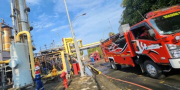 Pertamina EP Sigap Padamkan Api di Stasiun Pengumpul Subang Jabar