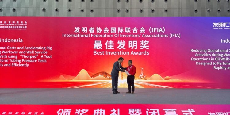 Inovasi Alat Tubing Pressure Test Kreasi PHR Diganjar Penghargaan dari CAI dan IFIA