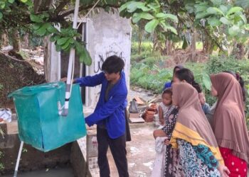 Mahasiswa UPER Realisasikan Inovasi Teknologi Sanitasi Air Bersih di Bogor