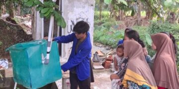 Mahasiswa UPER Realisasikan Inovasi Teknologi Sanitasi Air Bersih di Bogor