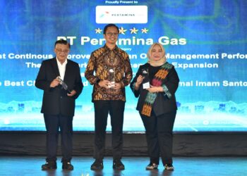 Pertagas Raih Predikat Safety Bintang 5