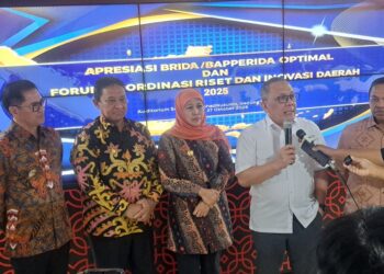 BRIN Anugerahkan Penghargaan kepada BRIDA/BAPPERIDA Optima 2025 sebagai Penggerak Riset dan Inovasi Daerah