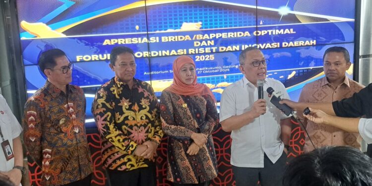 BRIN Anugerahkan Penghargaan kepada BRIDA/BAPPERIDA Optima 2025 sebagai Penggerak Riset dan Inovasi Daerah