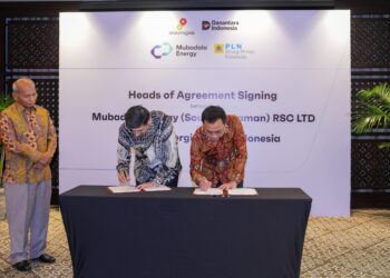 Mubadala Energy dan PLN EPI Sepakat Jual Beli Gas dari Lapangan Andaman