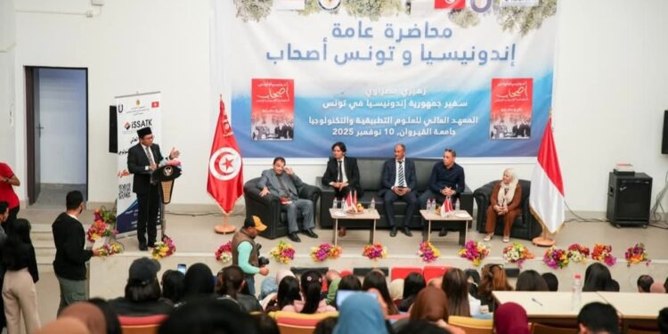 KBRI Tunis Selenggarakan Diskusi Buku Indonesia-Tunisia Sahabat di Universitas Kairouan