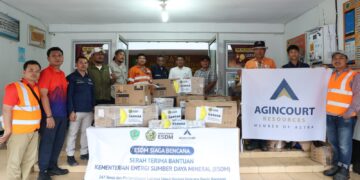 Kementerian SDM, Pemda Tapanuli Selatan, dan PT Agincourt Resources (PTAR) Bergandengan Tangan Menyalurkan Bantuan untuk Masyarakat