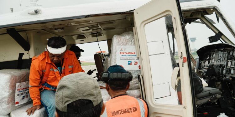 Tim Kemanusiaan Subholding Upstream Pertamina Distribusikan Bantuan Korban Banjir Aceh dan Langkat