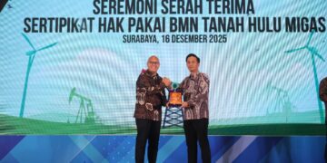 Pemerintah Serahkan 80 Sertipikat Hak Pakai Lahan kepada Subholding Upstream Pertamina Group
