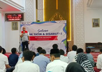 Pertamina Drilling Santuni 75 Anak Yatim, Dhuafa, dan Difabel di HUT ke-68 Pertamina