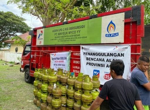 Sampai 23 Desember 2025, Pertamina Telah Guyur Lebih dari 100 Ribu LPG di Aceh