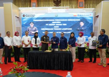 PTBA & Kejati Lampung Teken PKS Bantuan Hukum dan TJSL