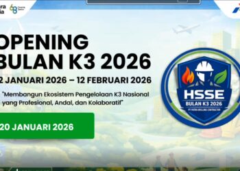 PDC Luncurkan Peringatan Bulan K3 2026
