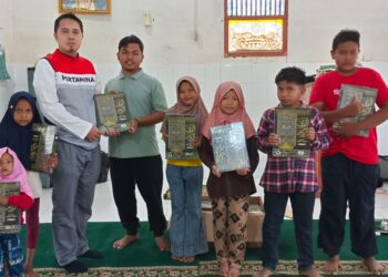 Marhaban Ya Ramadhan, Pertamina Drilling Hibahkan Al Quran ke Lokasi Bencana Ekologis Aceh