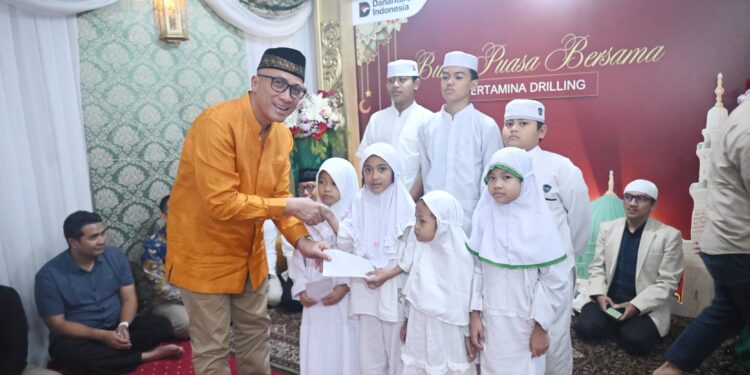 Pertamina Drilling Gelar Bukber Bersama Anak Yatim