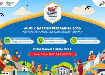 Ini 15 Kota Tujuan Mudik Gratis Pertamina