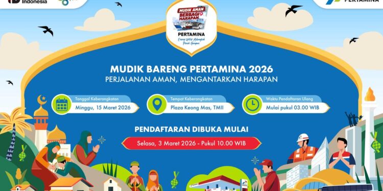 Ini 15 Kota Tujuan Mudik Gratis Pertamina