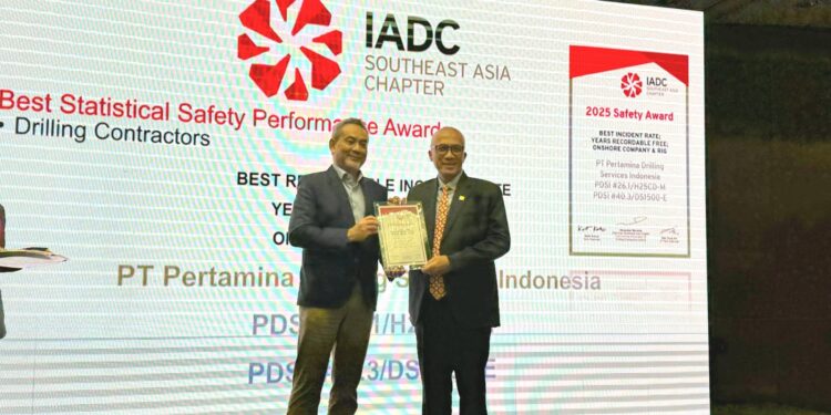 Berkibar di Percaturan Global, Pertamina Drilling Gondol Tiga Penghargaan IADC Asia Tenggara