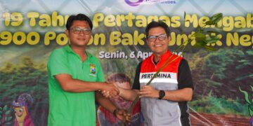 Pertagas Tanam Ribuan Pohon di 6 Wilayah