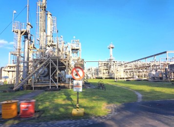 Areal operasi Gas KEI yang berada di Pulau Pagerungan Besar Sumenep Madura pada Selasa 17 Juni 2025 /foto-foto Sofyan Badrie