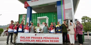 Nelayan Teluk Bayur Bersyukur, BBM Subsidi Lacar Tersalurkan