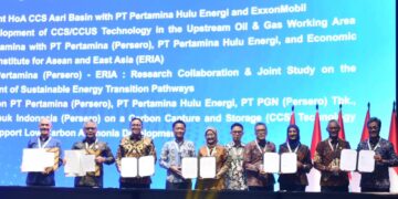 Kolaborasi PHE, ExxonMobil, SK Innovation dan SK Earthon Sepakat Studi Proyek CCS Lintas Batas Indonesia–Korsel