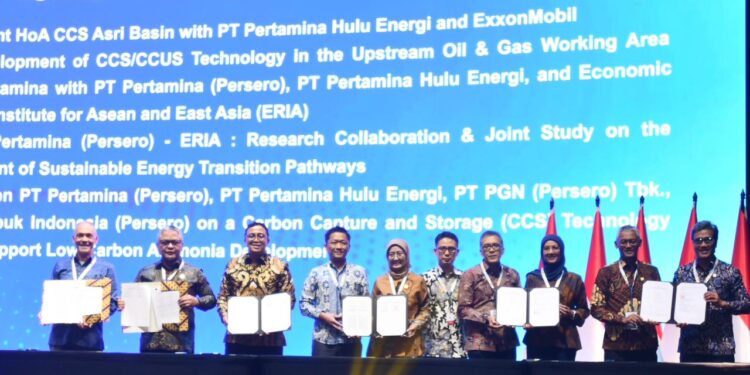 Kolaborasi PHE, ExxonMobil, SK Innovation dan SK Earthon Sepakat Studi Proyek CCS Lintas Batas Indonesia–Korsel