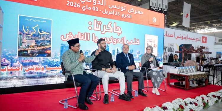 Gebrakan KBRI Tunis Gelar Diskusi Buku Jakarta di Pameran Buku Internasional Tunisia ke-40