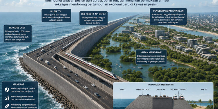 Pembangunan Giant Sea Wall, Solusi Atau Malah Berisiko?