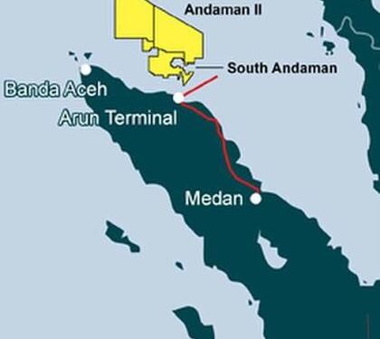 PPTIM: Skema Pengolahan Gas Melalui Fasilitas Terapung Lapangan Tangkulo Blok South Andaman di Lepas Pantai Mesti Dikaji Ulang