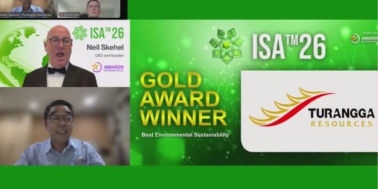 Turangga Resources Sabet Penghargaan di Ajang International Sustainability Awards 2026