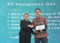 Pertagas Sabet Best of The Best ESG of The Year di Ajang Indonesia Sustainability Award 2026