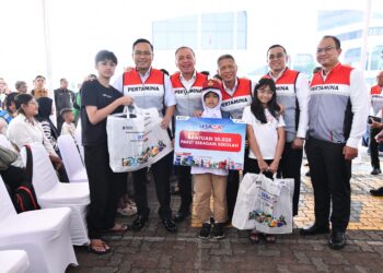 Pertamina Salurkan Ribuan Seragam Sekolah Sambut Tahun Ajaran Baru